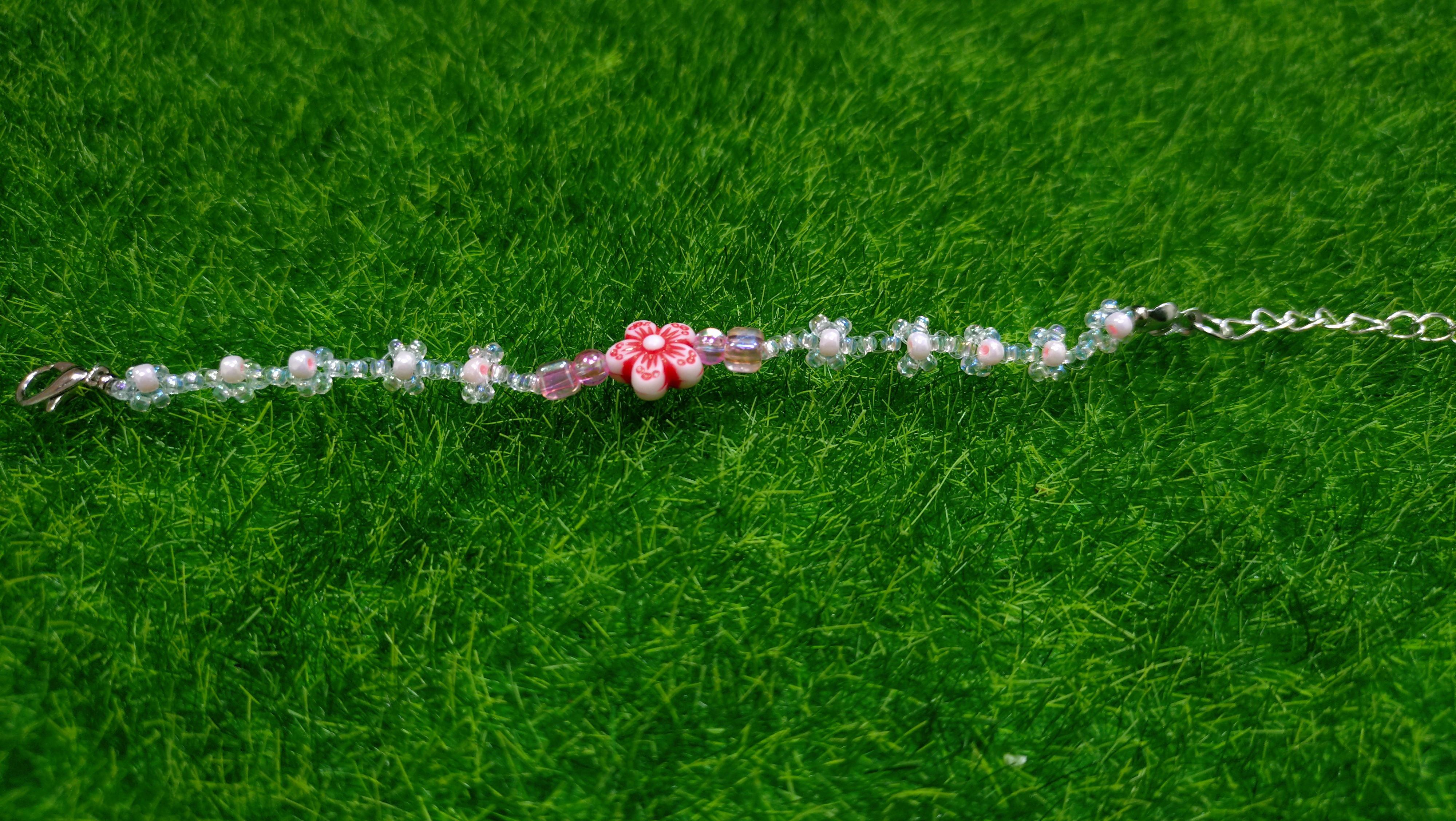 ♥︎ChiaYuan♥︎紅花綻放手鍊
